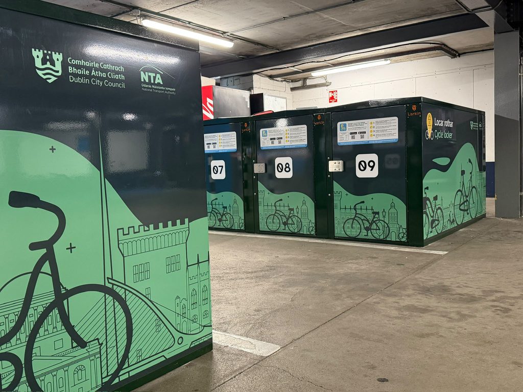 Dublin City Centre Secure Bike Parking Location