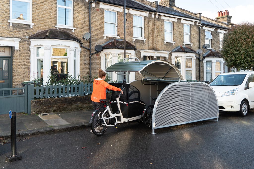 Cyclehoop cargo bike parking solutions